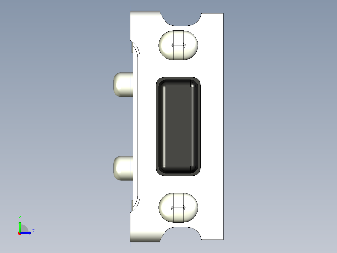 开关继电器保护 SM-GT-TC018X-H035左视图