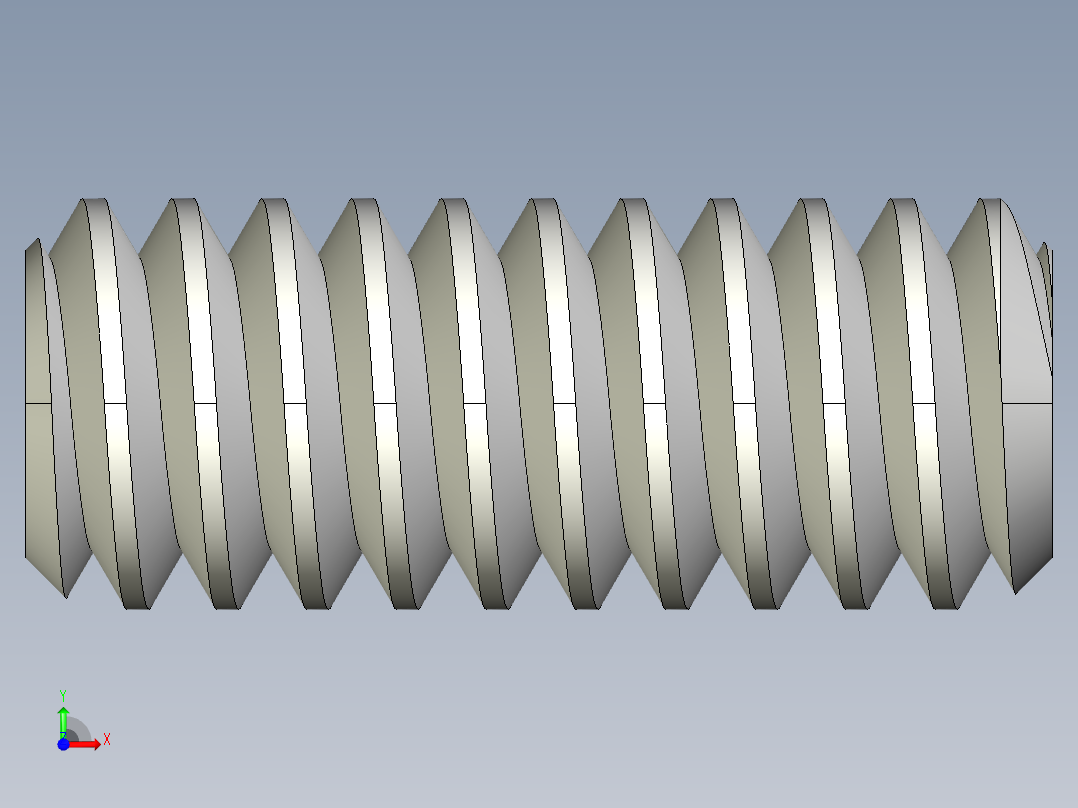 DIN 913-ISO 4026 固定螺钉-M1.6 L=4.STEP前视图