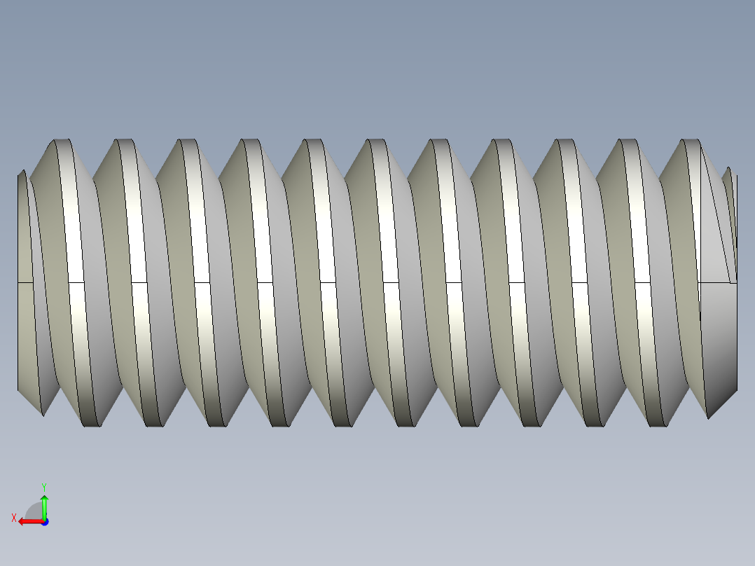 DIN 913-ISO 4026 固定螺钉-M1.6 L=4.STEP后视图