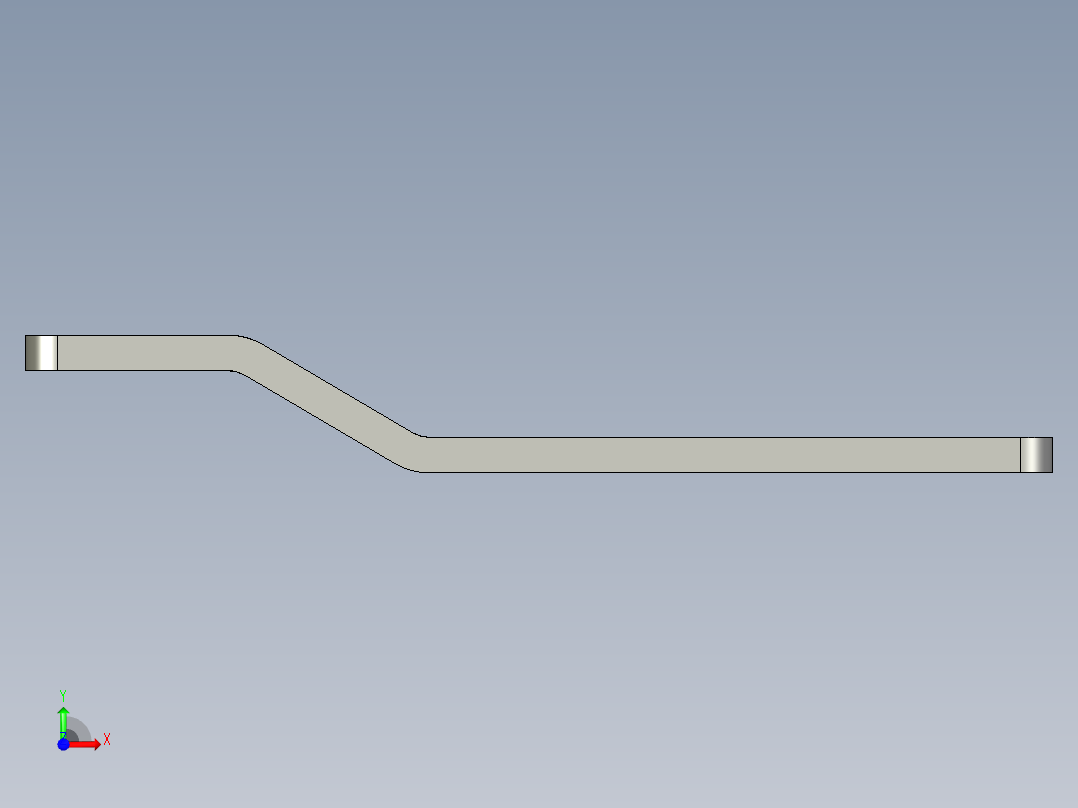 直型張力器、曲型張力器SRT,CRT-3D多系列多零件图纸模型前视图