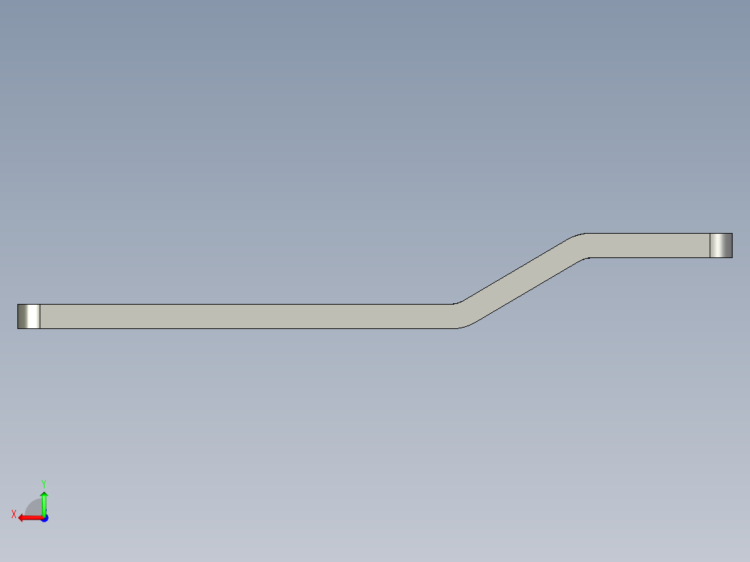 直型張力器、曲型張力器SRT,CRT-3D多系列多零件图纸模型后视图