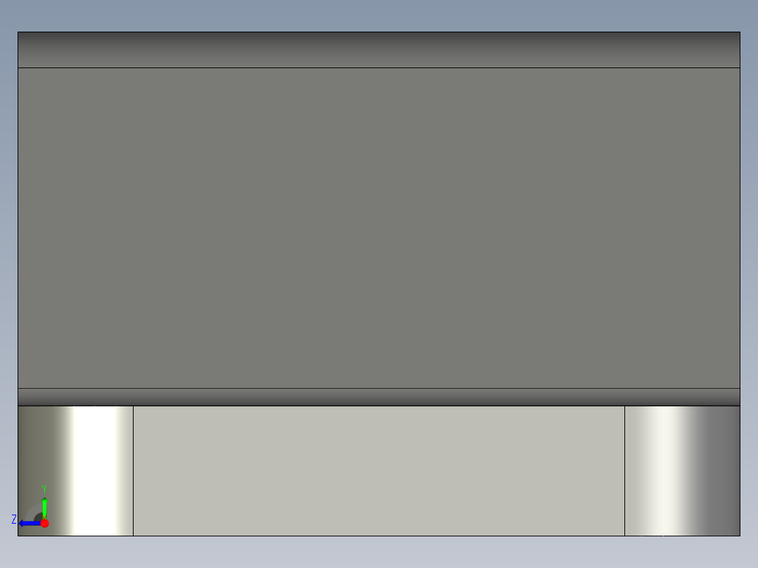 直型張力器、曲型張力器SRT,CRT-3D多系列多零件图纸模型右视图