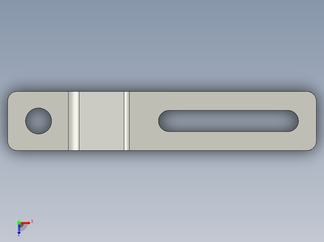 直型張力器、曲型張力器SRT,CRT-3D多系列多零件图纸模型俯视图