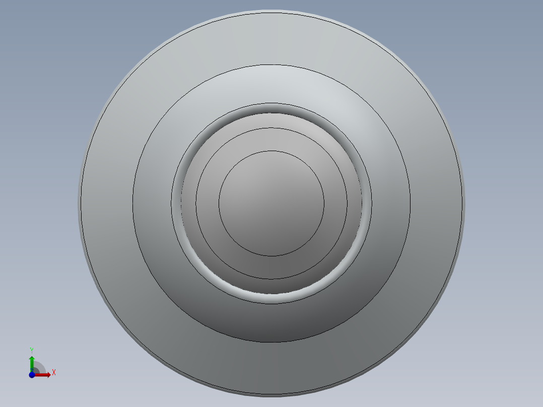 带拉断芯轴和沉头的开口盲铆钉前视图