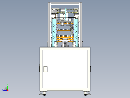 自动上下料PCB板点焊设备模型资料右视缩略图
