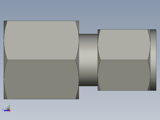 卡套式工业通用硬管接头8-8_gbu-s右视缩略图