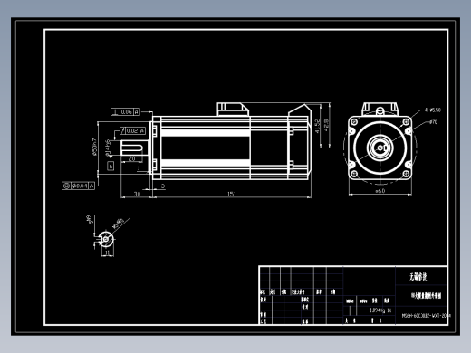 电机MS6H-60CS(M)30BZ1-20P4