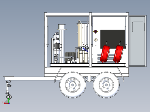 移动加油车三维模型后视缩略图