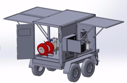 移动加油车三维模型缩略图