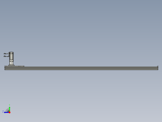 东锦齿条传动DH136G-S2000-BU-减速机+P400W右视缩略图