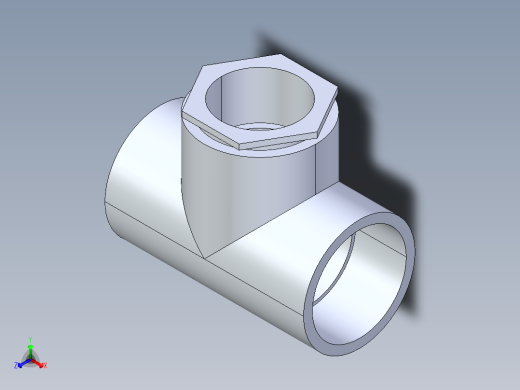 船舶管路系统SeaCor_Molded_ReducingTee_SxSxS_37J201339_3in x 2.5in