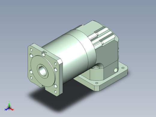 直齿孔ZPLF160-L3 35-114.3-200-M12.stp正等轴测缩略图