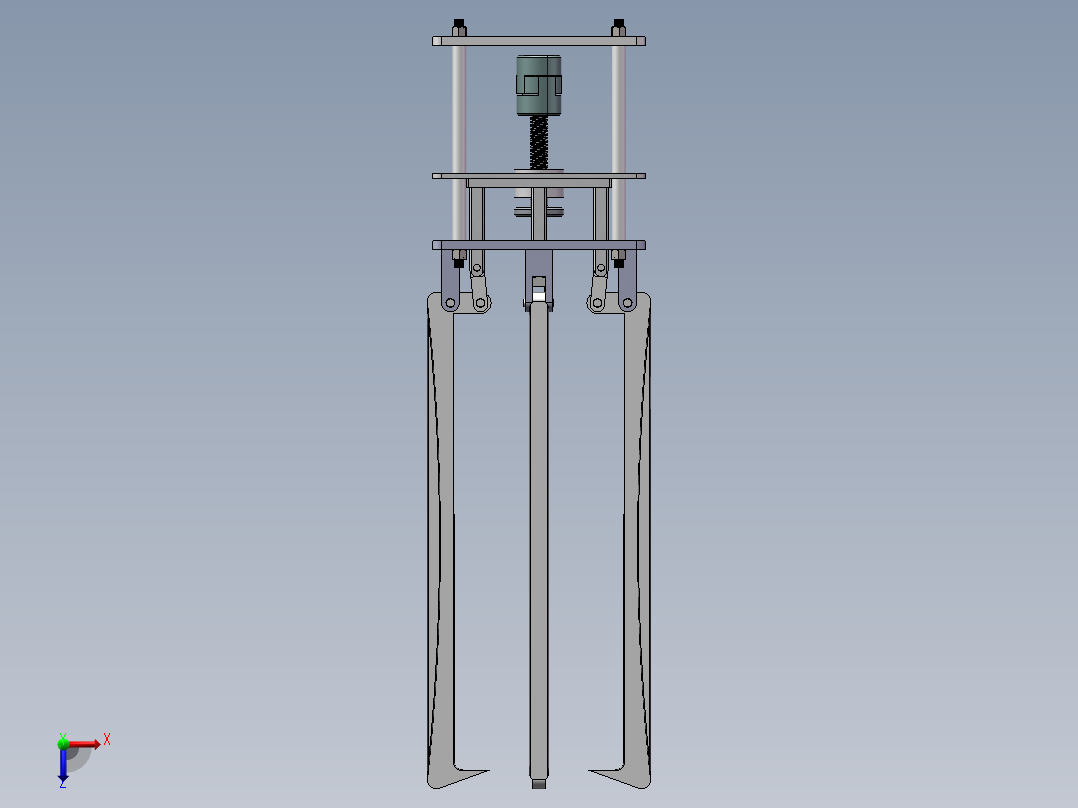 机械爪3 (2)俯视图