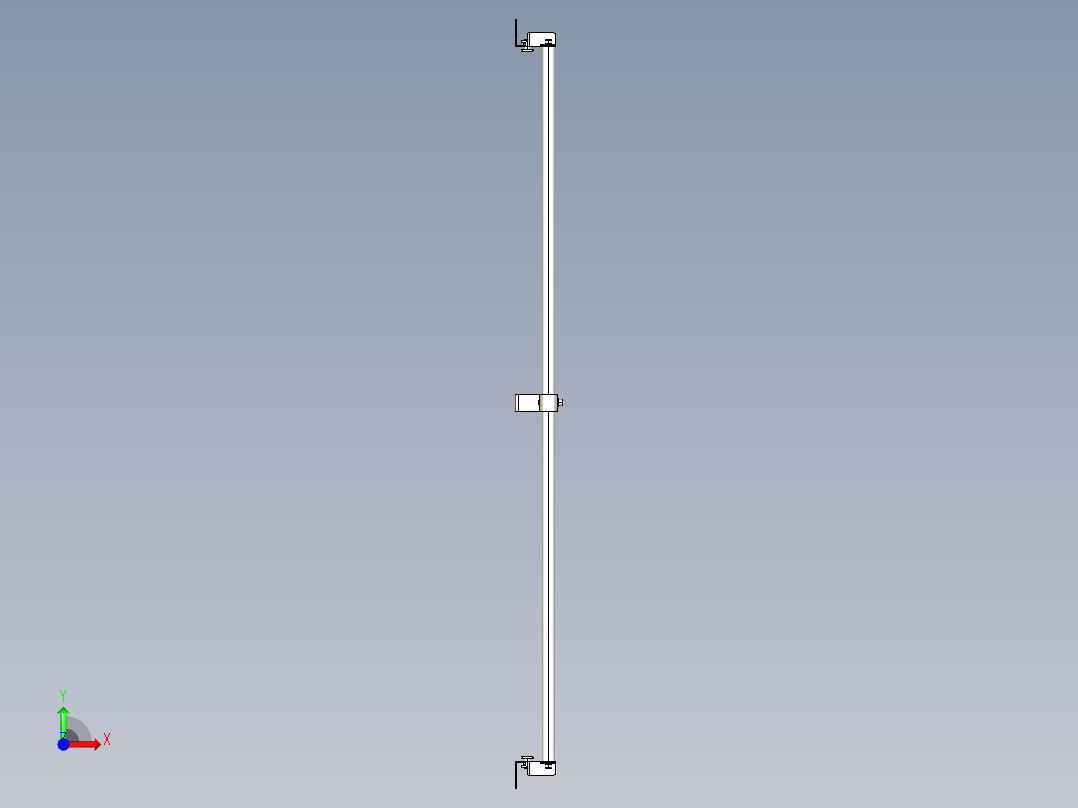 基恩士SL-JB103_side-mount_kc图纸模型前视图