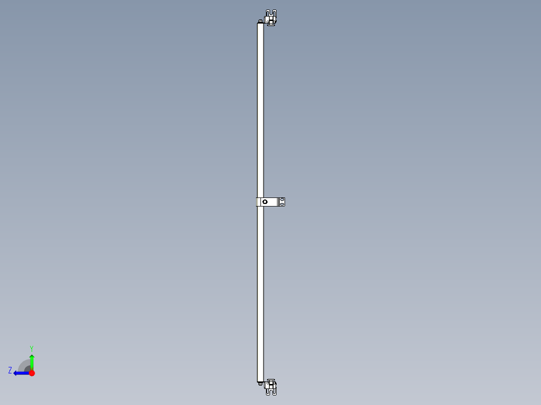 基恩士SL-JB103_side-mount_kc图纸模型右视图