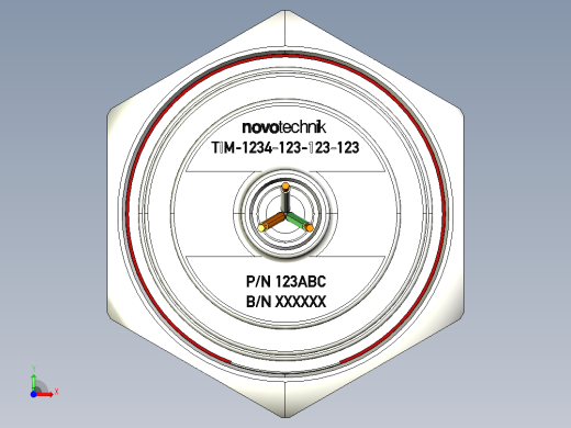 NOVOTECHNIK直线位移传感器TIM - 系列- 带螺纹式法兰前视缩略图