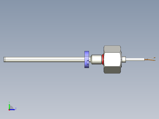 NOVOTECHNIK直线位移传感器TIM - 系列- 带螺纹式法兰左视缩略图