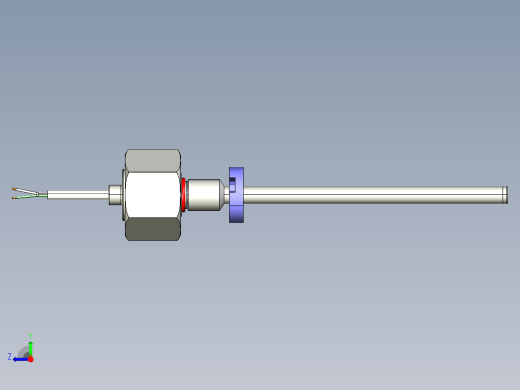 NOVOTECHNIK直线位移传感器TIM - 系列- 带螺纹式法兰右视缩略图