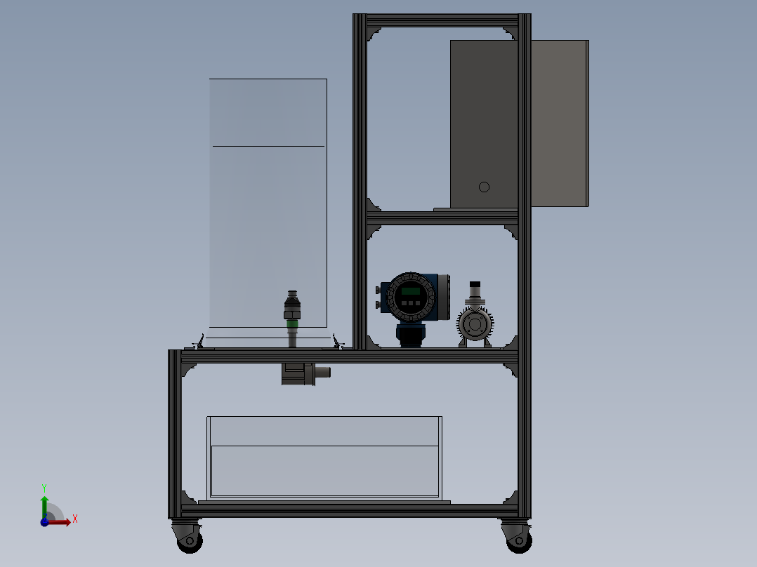 流量、压力和温度控制设备sw15前视图