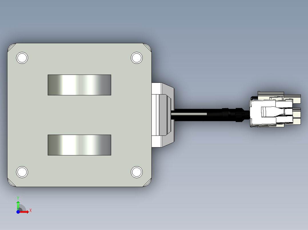 直联式电动缸G-210431前视图