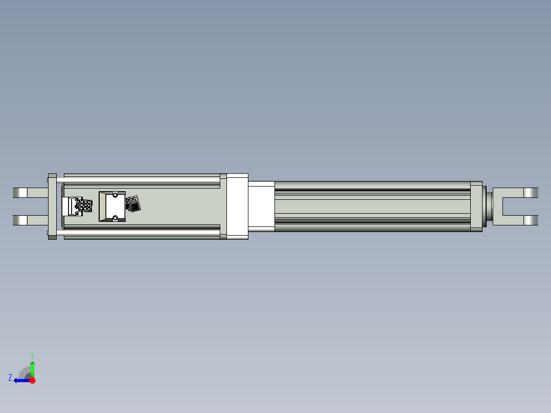 直联式电动缸G-210431右视图