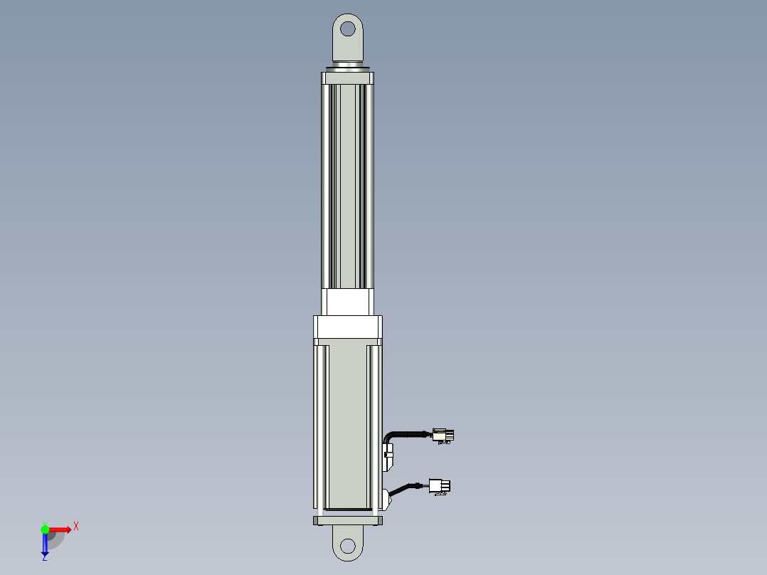 直联式电动缸G-210431俯视图