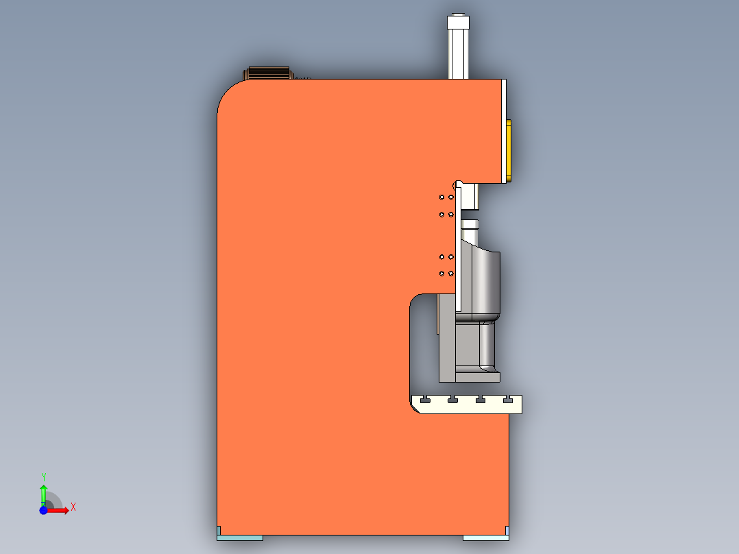 B3003475-压力机 80 吨前视图