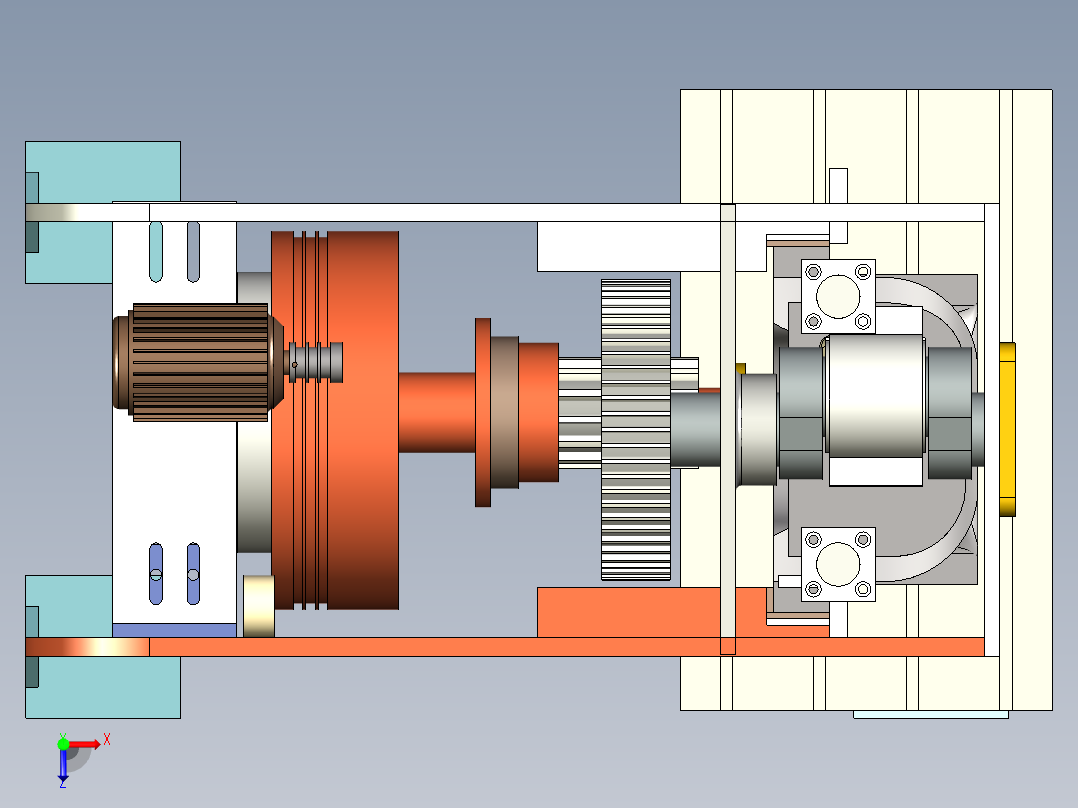 B3003475-压力机 80 吨俯视图