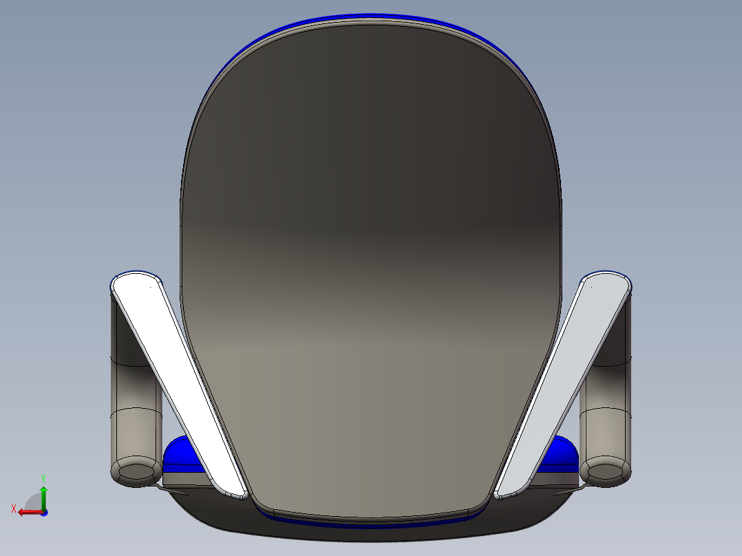 椅子、凳子(19)后视图