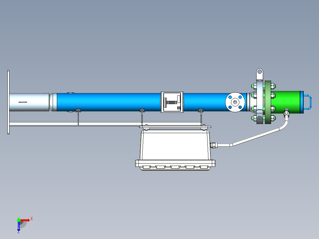 B3003485-立式热交换器 6千瓦 400伏俯视图