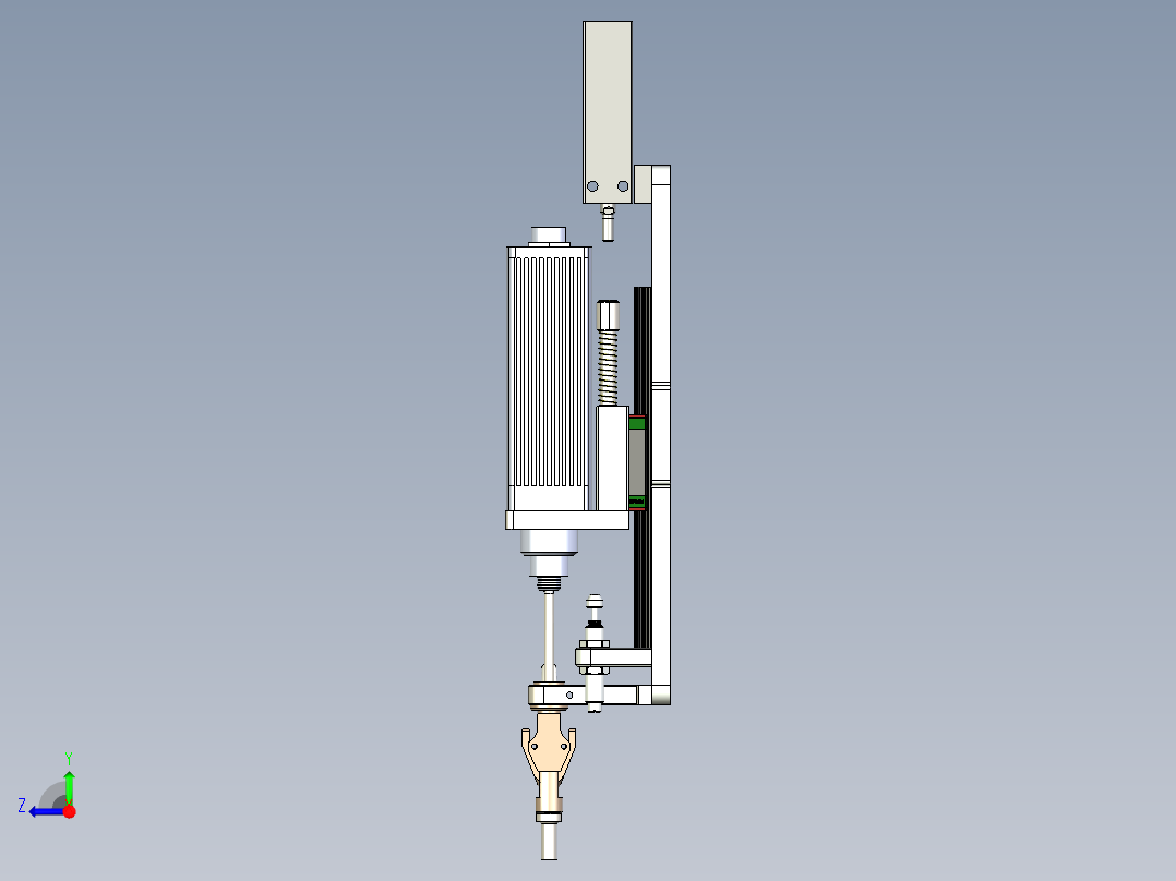 螺丝批头组件右视图