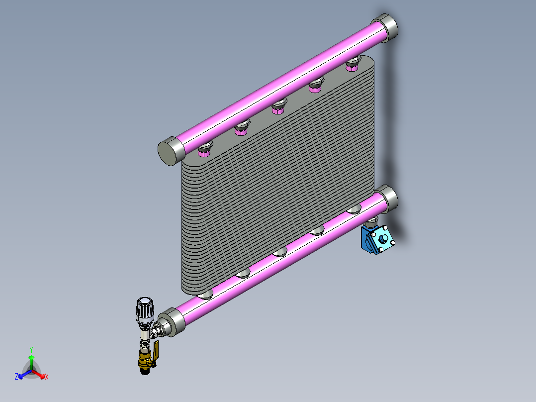 定制散热器，2 管蒸汽