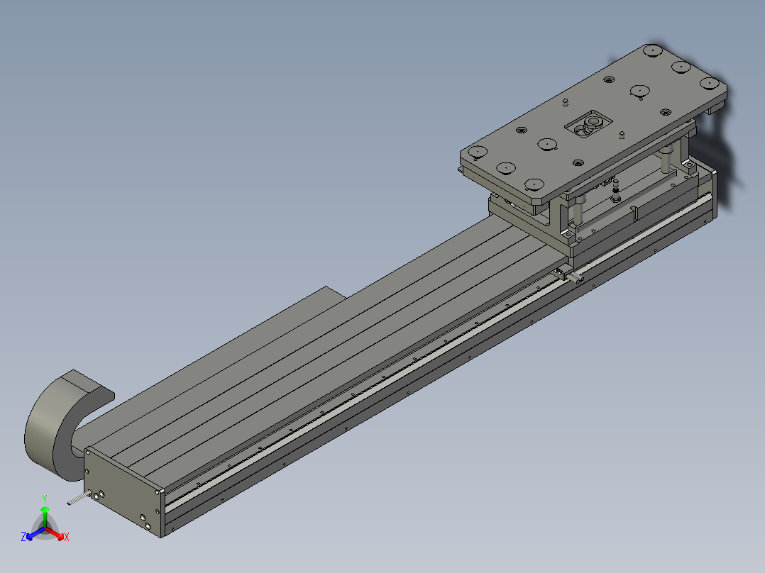 YZ750-BYX正等轴测图