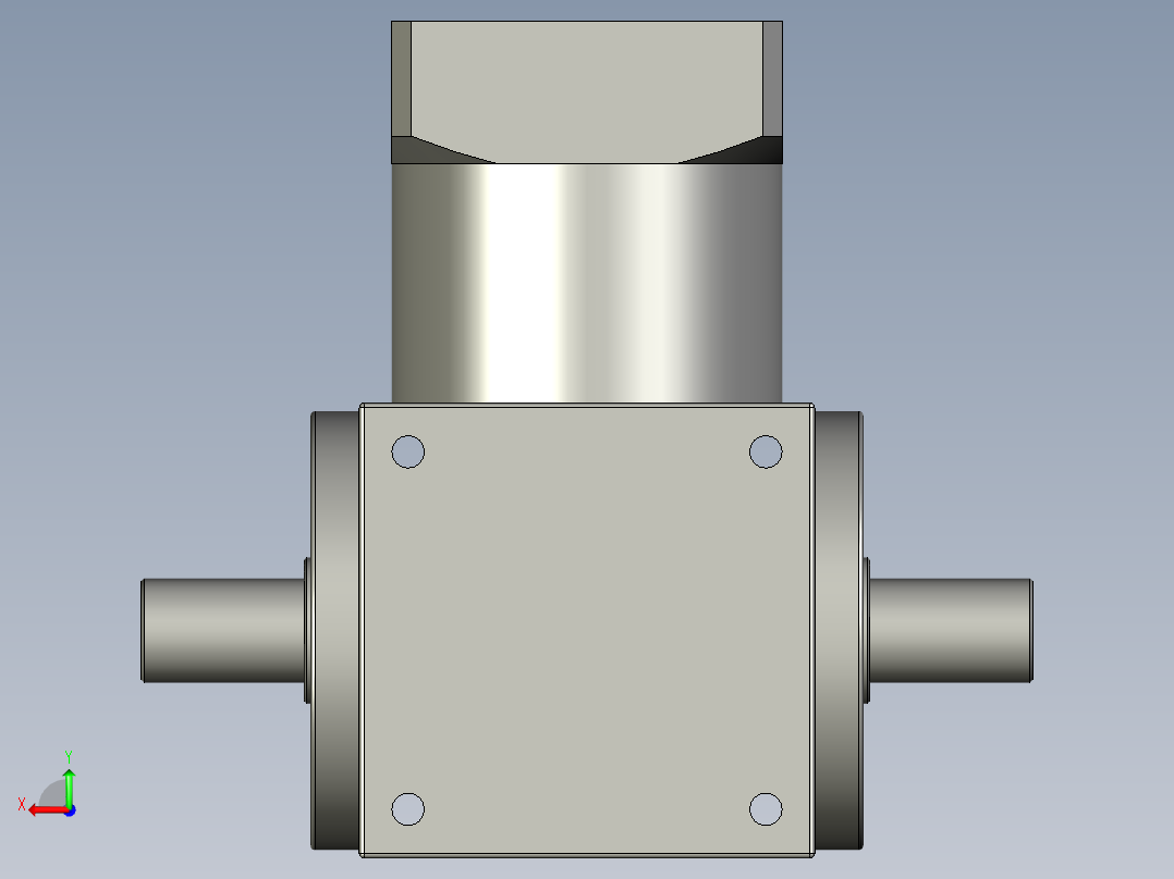 STP_ZT140_孔入轴出_孔入轴出后视图