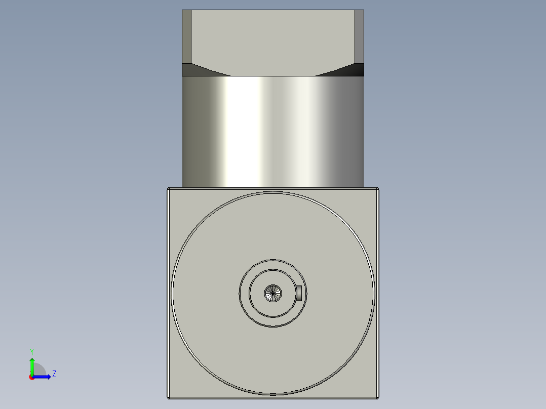 STP_ZT140_孔入轴出_孔入轴出左视图