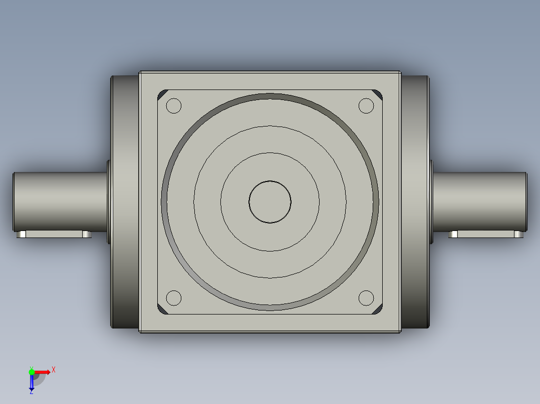 STP_ZT140_孔入轴出_孔入轴出俯视图