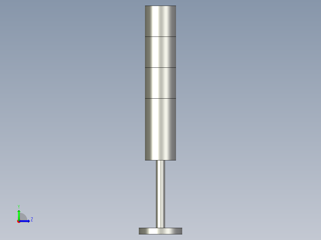 ZPZDSLJWZ-50-008-报警灯左视图