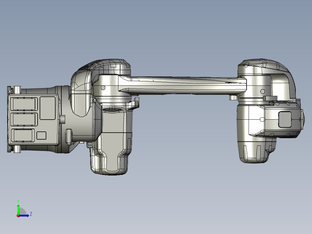NACHI_机器人(MZ12)左视图