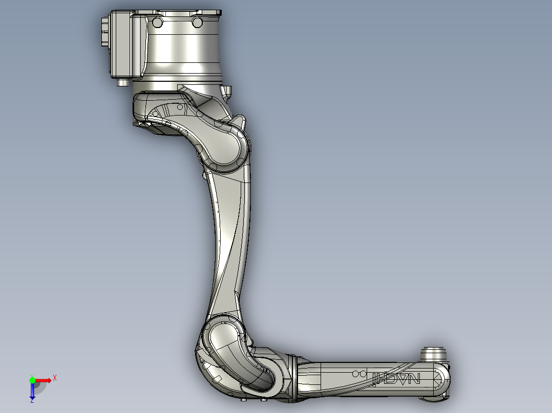 NACHI_机器人(MZ12)俯视图
