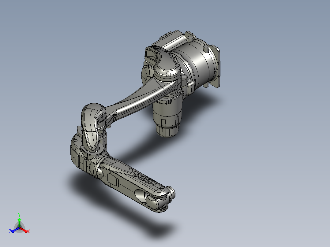 NACHI_机器人(MZ12)正等轴测图