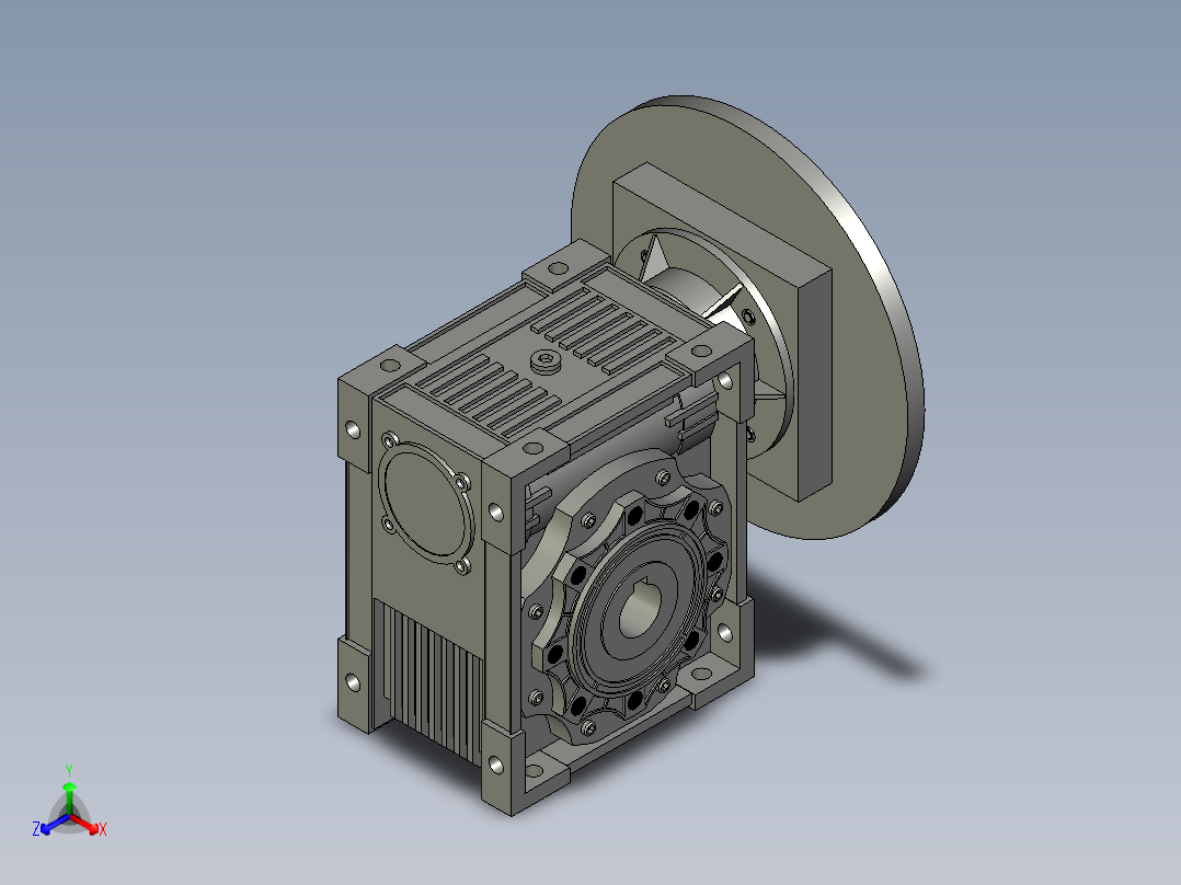 NMRV063-15B3-71B14_减速机_063主视图
