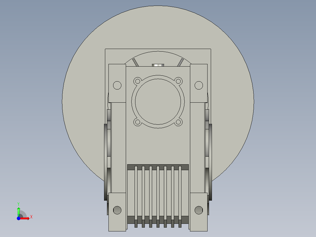 NMRV063-15B3-71B14_减速机_063前视图
