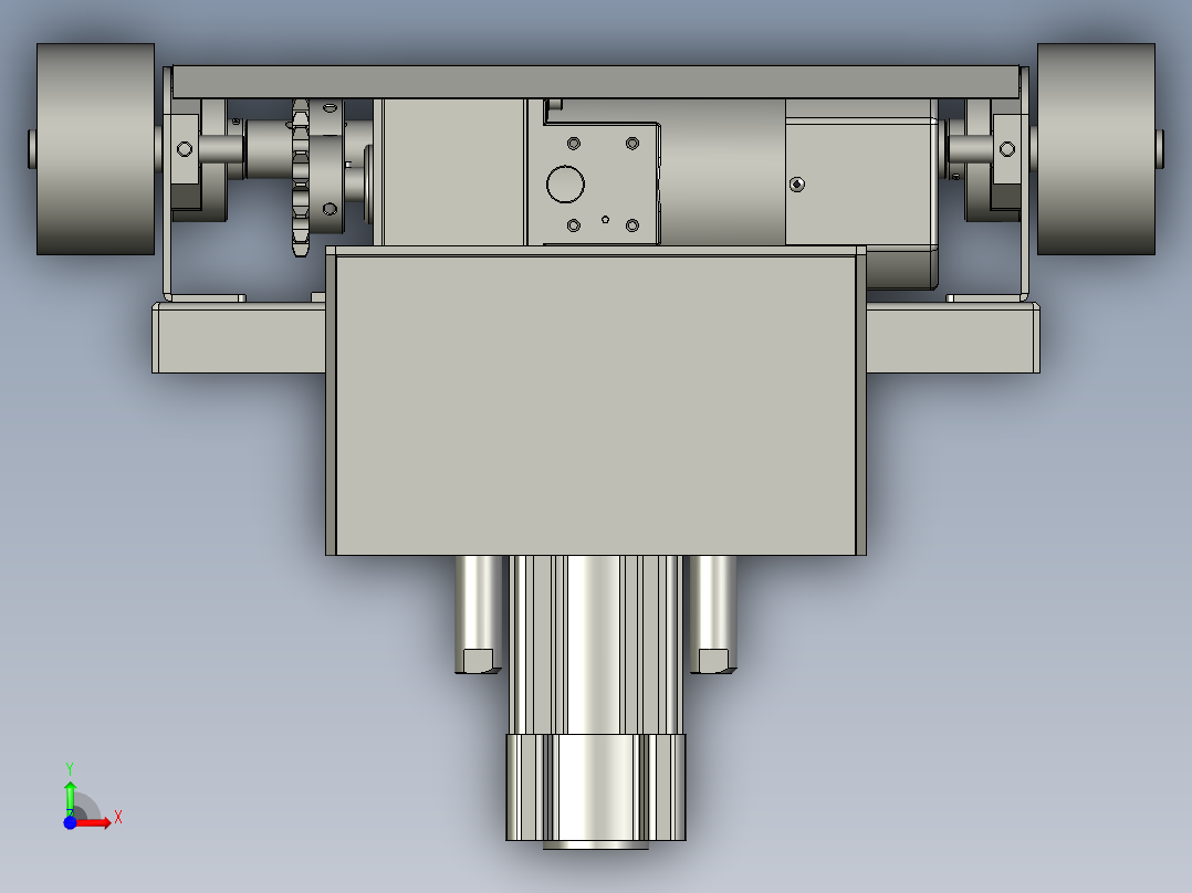 CCD00顶升移栽装配前视图