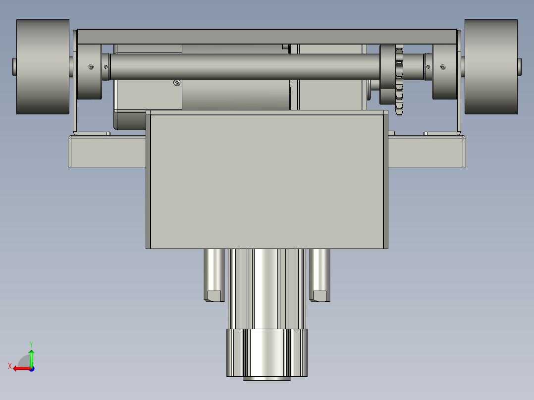 CCD00顶升移栽装配后视图