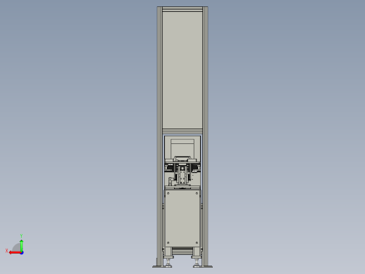 步进式下料台架后视缩略图