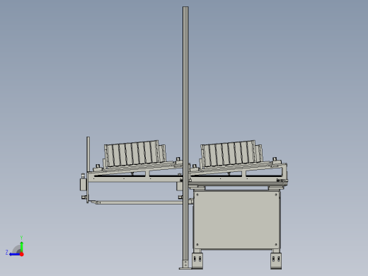步进式下料台架右视缩略图