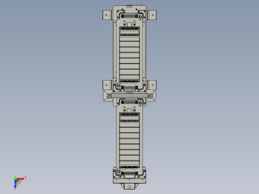 步进式下料台架俯视缩略图