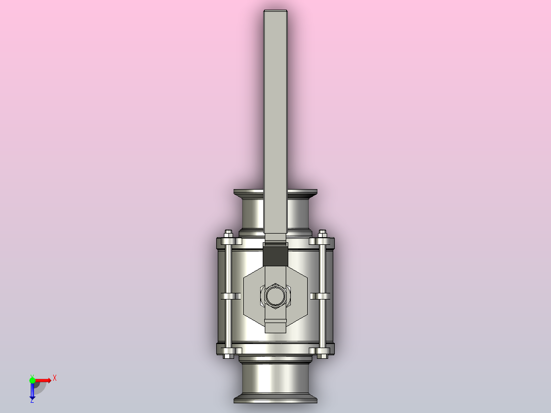 IQP-01手动卡式球阀[IQP-01-2.5s]俯视图