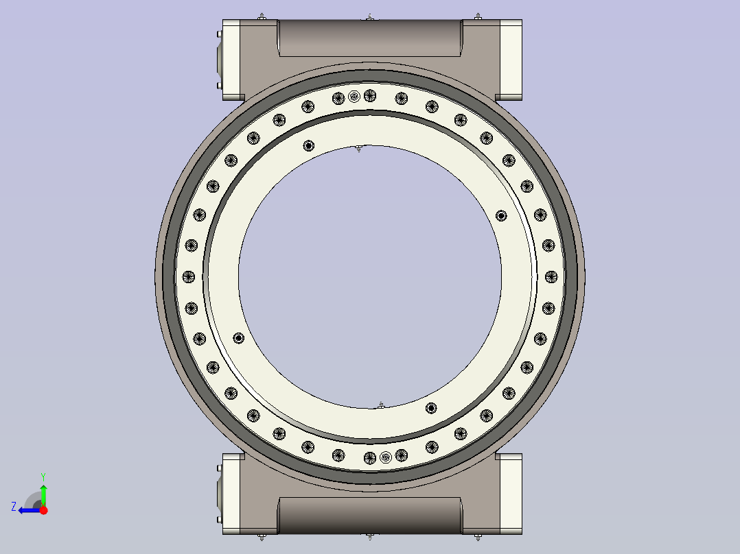 wea540回转式减速器右视图