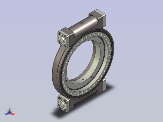 wea540回转式减速器正等轴测缩略图
